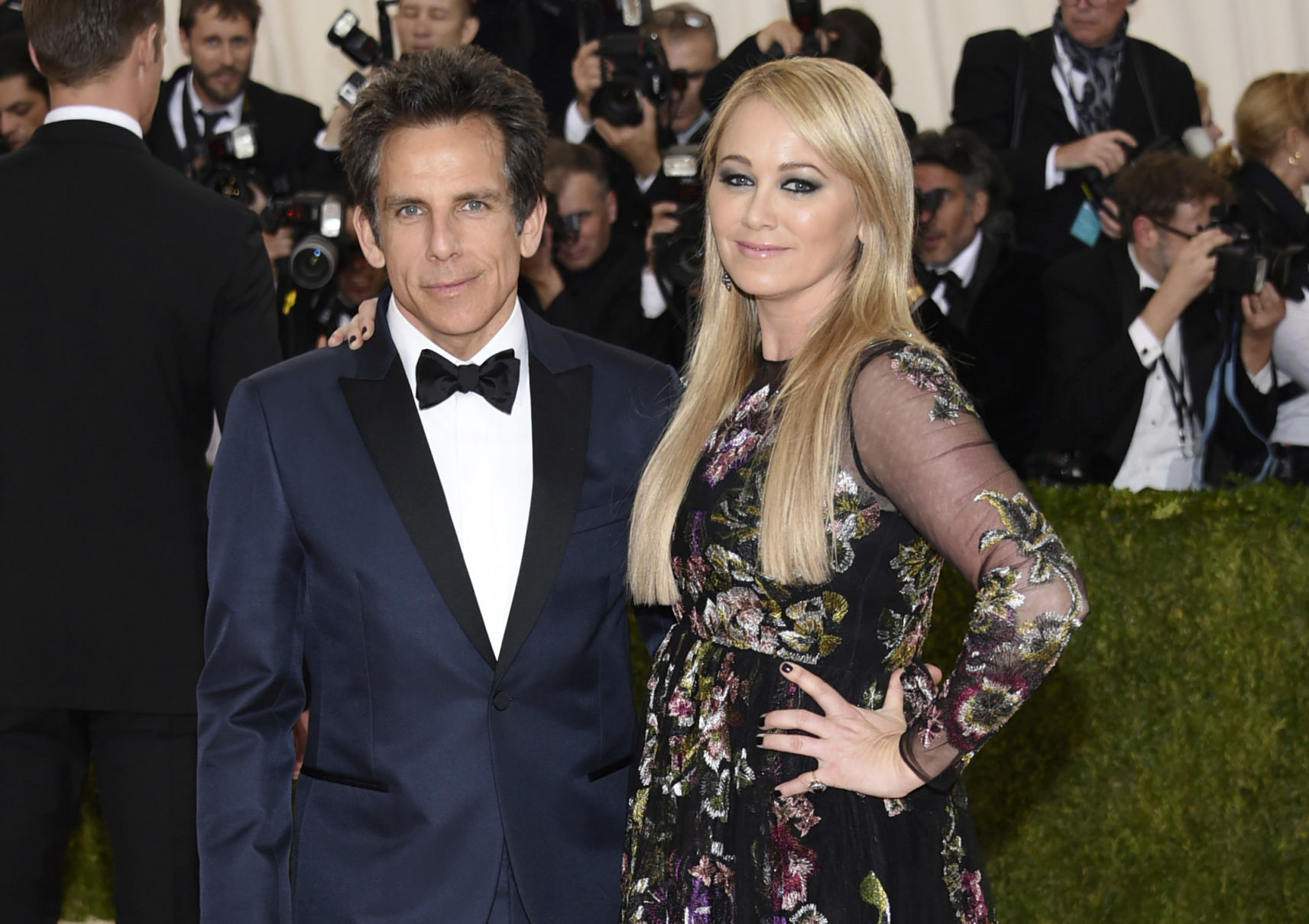 Ben Stiller and Christine Taylor